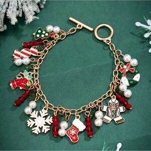 Christmas Winter Charm Bracelet